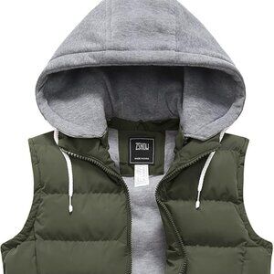 NWOT ZShow Women's Outerwear Vest Hooded Puffer Vest Padded Winter Vest Jacket